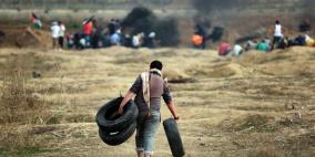 إصابة شابين على خطوط التماس شرق غزة