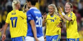 السويد تهزم إيطاليا في 12 دقيقة .. وفنلندا تودّع بطولة أوروبا للسيدات