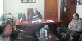 جنين : دويكات يتفقد عدد من المؤسسات الرسمية والخاصة