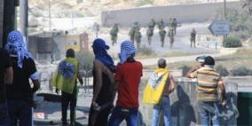 "محدث" إصابة 9 شبان وجنديين بمواجهات في الرام شمال القدس