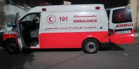 إصابة عاملين اثر سقوط "قلاب" شاحنة عليهما غرب رام الله
