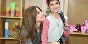 نانسي عجرم تحقّق أمنية طفلة في الأردن