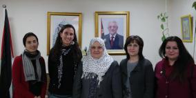 الأغا تبحث سبل التعاون مع وفد من رابطة التضامن الاسبانية