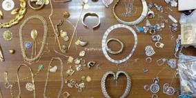 الشرطة تكشف ملابسات سرقة مصاغ ذهبي بقيمة 20 الف دينار في نابلس