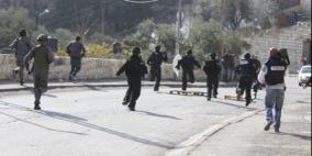 مواجهات مع قوات الاحتلال في اليامون وإصابة عدد من المواطنين بالاختناق