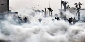 إصابات بالرصاص والاختناق خلال قمع الاحتلال لمسيرة منددة بالجدار في جنين