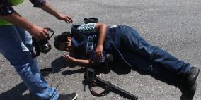 إصابة صحفي بجروح والعشرات بالاختناق في 'النبي صالح'