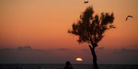 غروب الشمس في مدينة يـافـا المحتلة