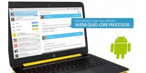 “إتش بي” تعتزم الكشف عن حاسب محمول بنظام “أندرويد”