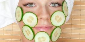 أقنعة الخيار لرونق بشرتك وترطيبها في رمضان