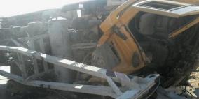 وفاة مواطن نتيجة إنقلاب شاحنة في بلدة عناتا