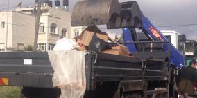 الضابطة الجمركية تتلف نصف طن من التبغ المهرب في رام الله