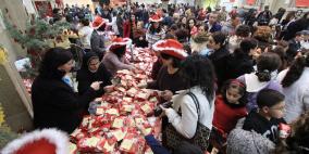 افتتاح بازار عيد الميلاد في الكلية الاهلية - رام الله