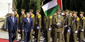 زيارة الملك عبد الله الثاني لفلسطين ولقاءه بالرئيس محمود عباس