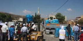 ترمسعيا ترسل قوافل من المساعدات بالتعاون مع الاغاثة الزراعية الى غزة