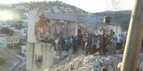 شهيد وهدم منزل في صوريف