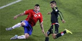 المكسيك تحرج تشيلي وتهدد تأهلها لدور الثمانية بكوبا أمريكا