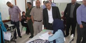 قلقيلية: المحافظ  ومدير التربية يتفقدان قاعات الثانوية العامة