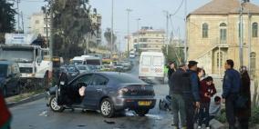 سبع إصابات بحادثي سير منفصلين في رام الله