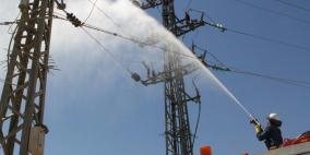 كهرباء القدس تباشر عمليات غسل وصيانة الشبكات استعداداً للشتاء