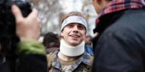 أصيب في تظاهرة.. وقبض 4،5 مليون دولار أميركي تعويضا