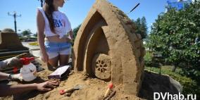 افتتاح مهرجان دولي للتماثيل الرملية في اقليم خاباروفسك الروسي