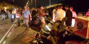 "صور" مصرع مواطن واصابة 3 مستوطنين في حادث سير قرب رام الله