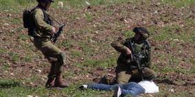 إصابة مواطن جراء اعتداء الاحتلال عليه في بيت جالا