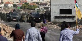 إصابة العشرات بالاختناق في مسيرة كفر قدوم الأسبوعية