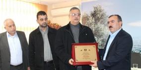 محافظة سلفيت تكرم مدير جهاز الامن الوقائي العقيد وريدات