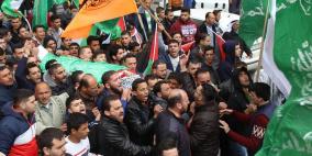 الخليل تشيع شهيديها جابر والجنيدي