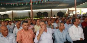 مهرجان استقبال غسان الشكعة عضو اللجنة التنفيذية لمنظمة التحرير الفلسطينية بعد عودته من مصر لاجراء عملية زراعة الكلى