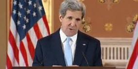 كيرى: حل الدولتين يعد طريق السلام بين الفلسطينيين والإسرائيليين