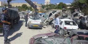 إتلاف 94 مركبة غير قانونية في ضواحي القدس