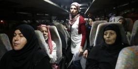 أهالي أسرى سجن نفحة بغزة يزورون أبنائهم