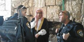 صور: قوات الاحتلال تعتقل خطيب المسجد الاقصى