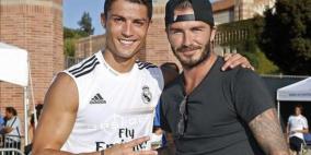 بيكهام "يُخطط" للتعاقد مع "رونالدو"