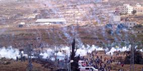 مواجهات بين طلبة بيرزيت وقوات الاحتلال عند مدخل البيرة الشمالي