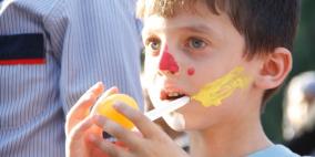 مهرجان لنرسم بسمــــة  بتنظيم من نادي جبل النار في نابلس