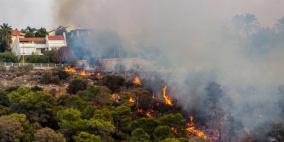 اعلان حالة الطوارئ القصوى بحيفا نتيجة استمرار الحرائق