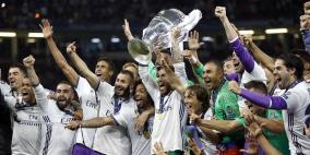 ريال مدريد يتصدر تصنيف "اليويفا"