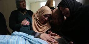 وداع الشهيد الطفل مصعب التميمي 