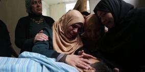 تشييع الطفل الشهيد مصعب التميمي الى مثواه الأخير