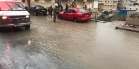 بلدية نابلس تعاملت مع المنخفض الجوي بمهنية عالية