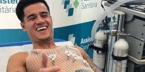 وشم باللغة العربية على "صدر" كوتينيو