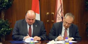 توقيع مذكرة تفاهم بين جامعة النجاح الوطنية وسلطة النقد الفلسطينية