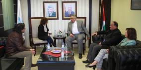 الوزير غنيم  يستقبل مديرة برنامج المياه في الاتحاد الاوروبي