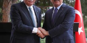 تركيا توقع مع فلسطين اتفاقية بنحو 10 ملايين دولار