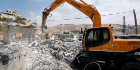 قوات الاحتلال تهدم منزلا قيد الانشاء شرق نابلس