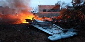 فيديو.. الطيار الروسي الذي أسقطت طائرته في إدلب فجر نفسه